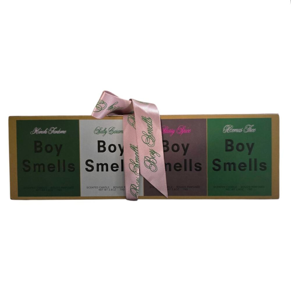 Boy Smells Holiday Votive Collection 4 Total Candles 2.8 Oz Each